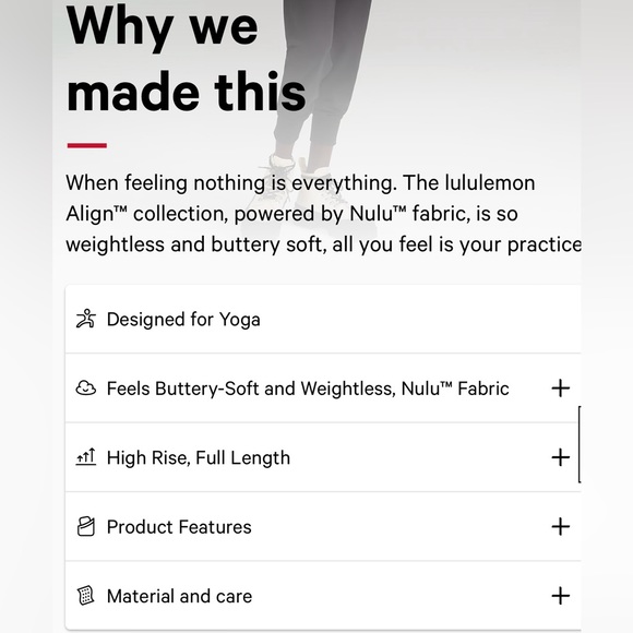 LULULEMON ALIGN HIGH RISE JOGGERS - BLACK - Picture 5 of 5